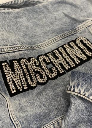 Крутой джинсовый костюм moschino от hm лимитированная коллекция, размер с2 фото