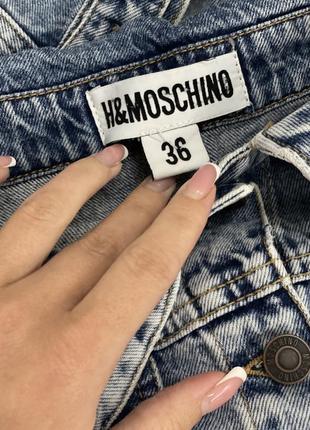 Крутой джинсовый костюм moschino от hm лимитированная коллекция, размер с3 фото