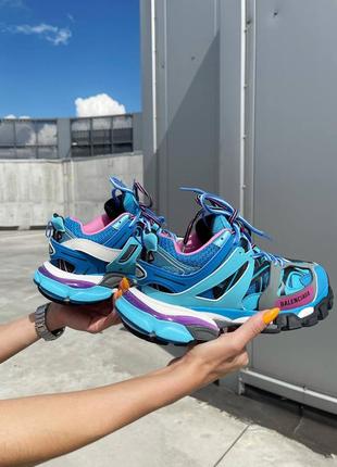 Track 3.0 aquamarine жіночі блакитні кросівки / жіночі блакитні кросівки4 фото