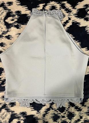 Голубой топ