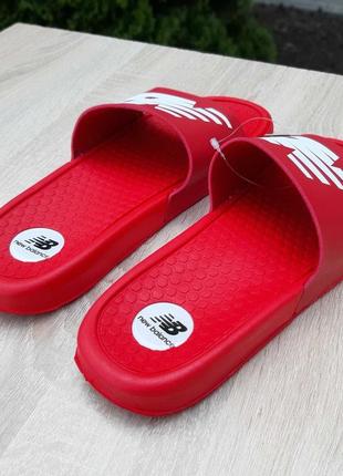 Мужские шлепанцы красные / чоловічі шльопанці червоні