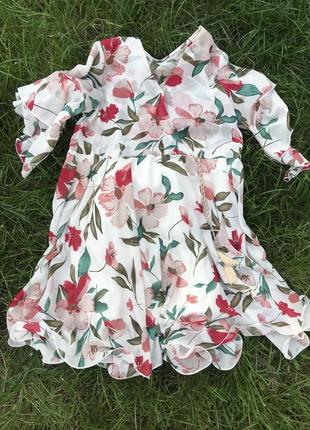 Платье в цветочек летнее сарафан