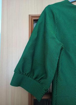 Платье длинное зелёный цвет3 фото