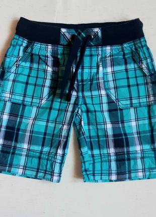 Шорты бермуды хлопковые в клетку topolino германия на 5 лет (110см)