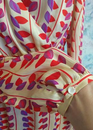 ☀️повітряне шифонову сукню від next tall з красивими рукавами3 фото
