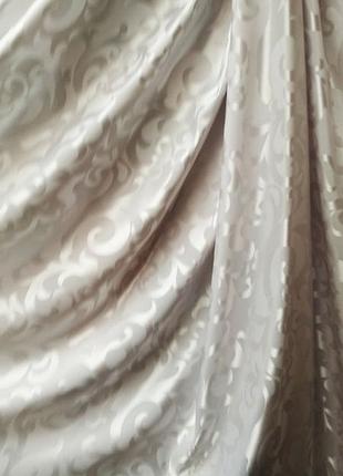 Штори з візерунком білого кольору, тканина для штор. 3