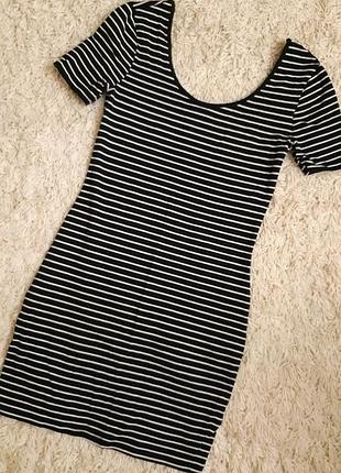Платье в полоску от new look