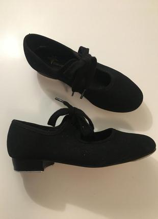 Степовки туфли для танцев танцевальные туфли 19.5см3 фото