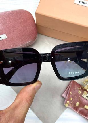 Солнцезащитные очки в стиле miu miu2 фото