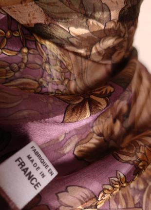 Шикарный шелковый палантин шарф франция /5132/5 фото