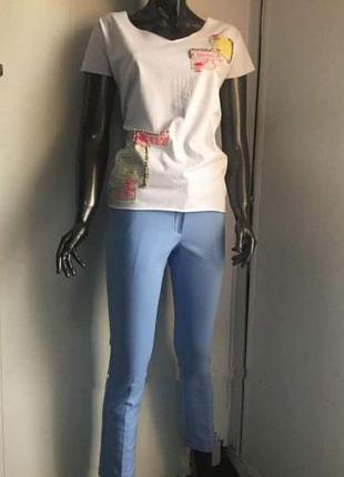 Голубые брючки по скидке. турция 🇹🇷