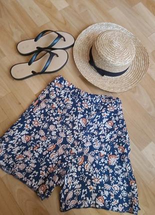 Легкие шорты zara с высокой посадкой