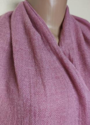 Кашемировый ультратонкий  шарф палантин ручной работы непал /4739/2 фото