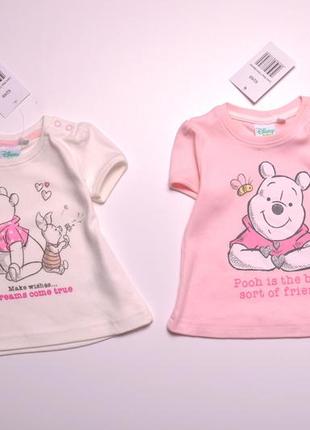 Хлопковая футболка винни, бавовняні футболка вінні disney 62/68