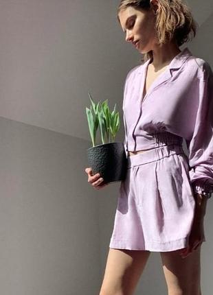 Классный костюм с шортами zara