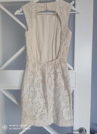 Платье zara нарядное с открытой спиной