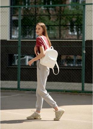 Женский белый рюкзак2 фото