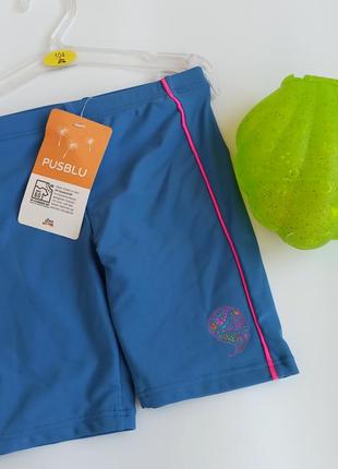 Шорты для купания для девочки с upf защитой от ультрафиолета uv 60 на 104 см