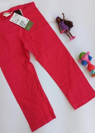 Рожеві лосини на дівчинку h&m на 1,5 - 2 роки, 92 см