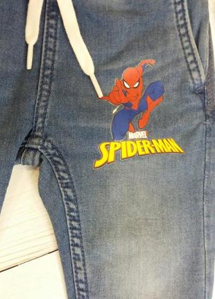 Нові штани джогери, jogger spiderman h&m 1.5-2 р 92 см5 фото
