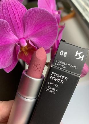 Пудрова матова помада kiko milano powder power