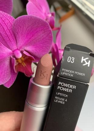 Пудрова матова помада kiko milano powder power