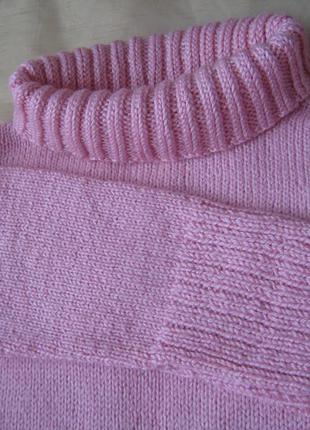 Шерстяной свитер ручной работы, теплый, зимний, 50% шерсти, комфортный