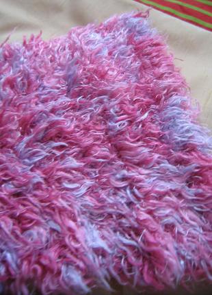 Мега мягкий и супер приятный шарф! очень теплый, травка, зимний и пушистый2 фото