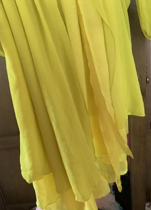 Лимонного платье в пол2 фото