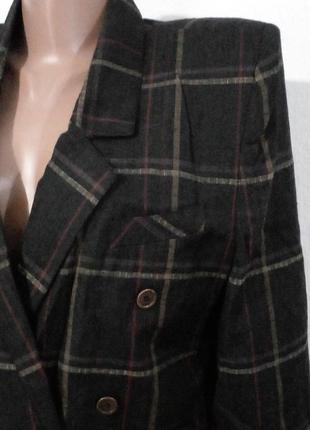 Винтажный пиджак жакет с мужского плеча унисекс2 фото