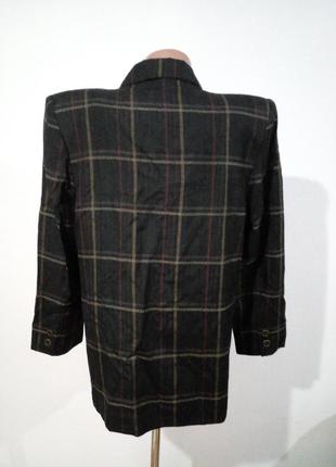 Винтажный пиджак жакет с мужского плеча унисекс3 фото