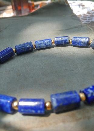 Мужской браслет лазурит афганский