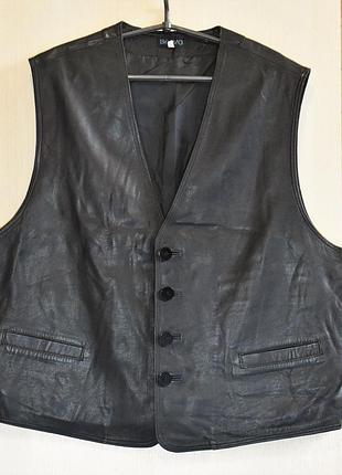 Жилет из натуральной кожи мужской.