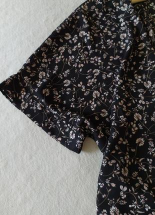 Пляжная туника кимоно халатик в мелкий цветочный принт h&m3 фото
