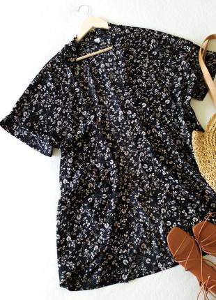 Пляжная туника кимоно халатик в мелкий цветочный принт h&m5 фото