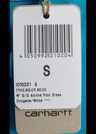 Женский удлиненный поло-платье, carhartt alcona2 фото