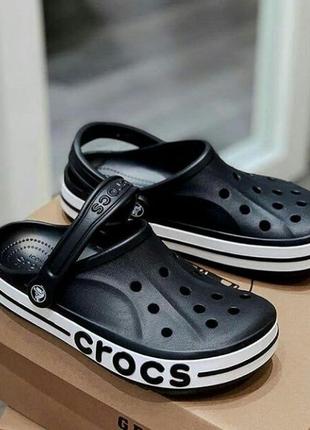 Кроксы сабо Women crocs bayaband black/оригиналы