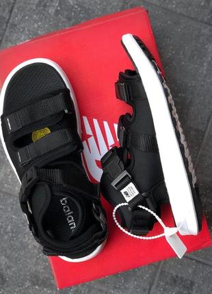 New balance black mesh/textile sandals сандали нью баланс наложенный платёж купить