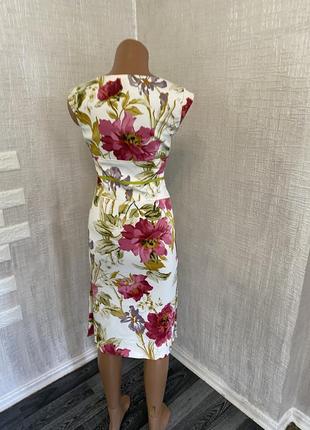 Роскошное платье цветочный принт karen millen4 фото
