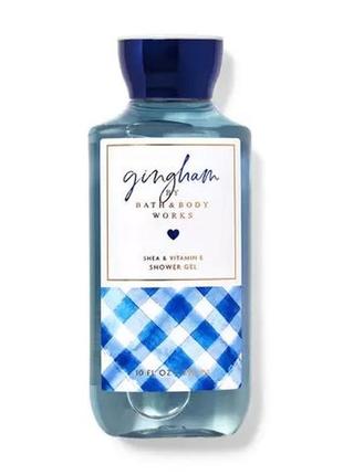 Гель для душа gingham bath and body works оригинал сша b210605