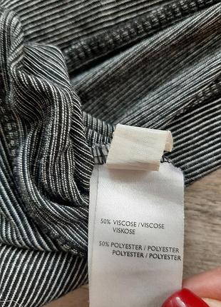 Н&м реглан кофта лонгслив с принтом в полоску рукав 3/4 на девочку р.146 - 152 см