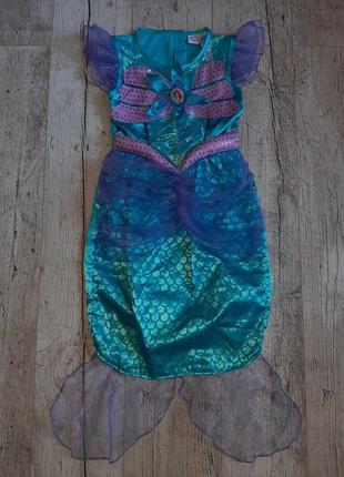 Платье русалочка 9-10лет