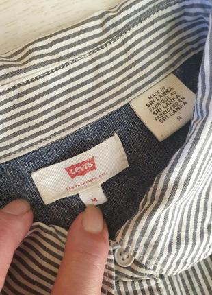 Стильна сорочка в полоску levi's7 фото