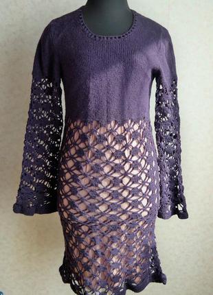 Платье шерстяное