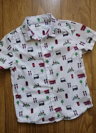 Рубашка next на 3-4 года шведка