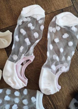 Носки носки короткие низкие следы пинетки женские детские 36-40р6 фото