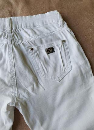 Летние штаны белые котон джинс кружево м/28 m/295 фото