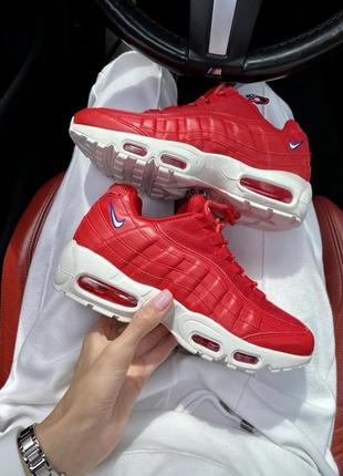 Крутые женские кроссовки nike air max tn plus красные