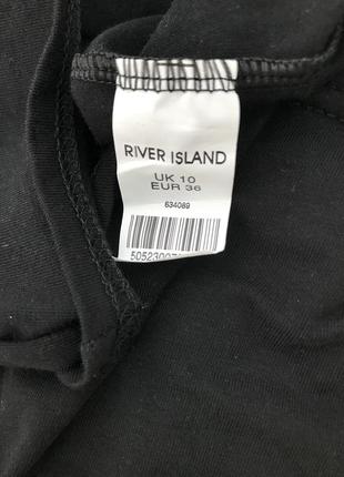 Черное мини платье от river island6 фото