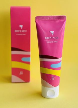 Пенка для умывания ласточкино гнездо j:on bird’s nest cleansing foam2 фото